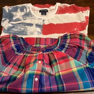 NEE Ralph Lauren girls shirts